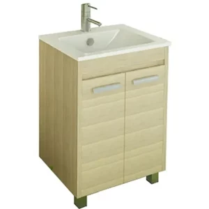 Тумба напольная Comforty Марио 61 + раковина Сосна 3131980