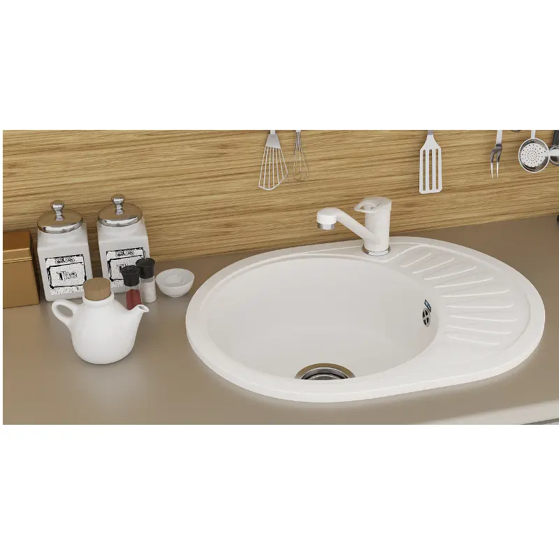 Смеситель для кухни Ulgran Classic U-004 U-004-328 Бежевый Смеситель для кухни Ulgran Classic U-004 U-004-328 Бежевый — изображение 2