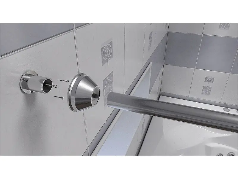 Карниз BAS Прямой 180 Хром КЗ00012 Карниз BAS Прямой 180 Хром КЗ00012 — изображение 2