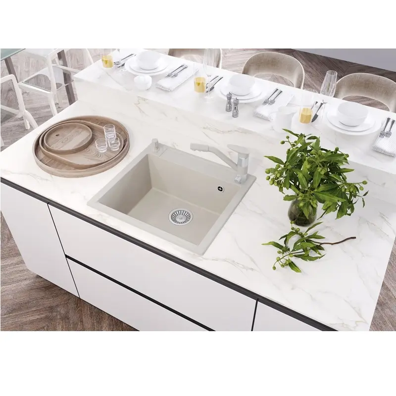 Мойка кухонная Polygran Argo 56 575820 Бежевый Мойка кухонная Polygran Argo 56 575820 Бежевый — изображение 2