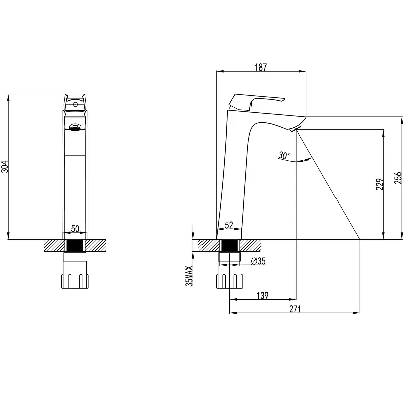 Смеситель для раковины Lemark Unit LM4509C Хром Смеситель для раковины Lemark Unit LM4509C Хром — изображение 2