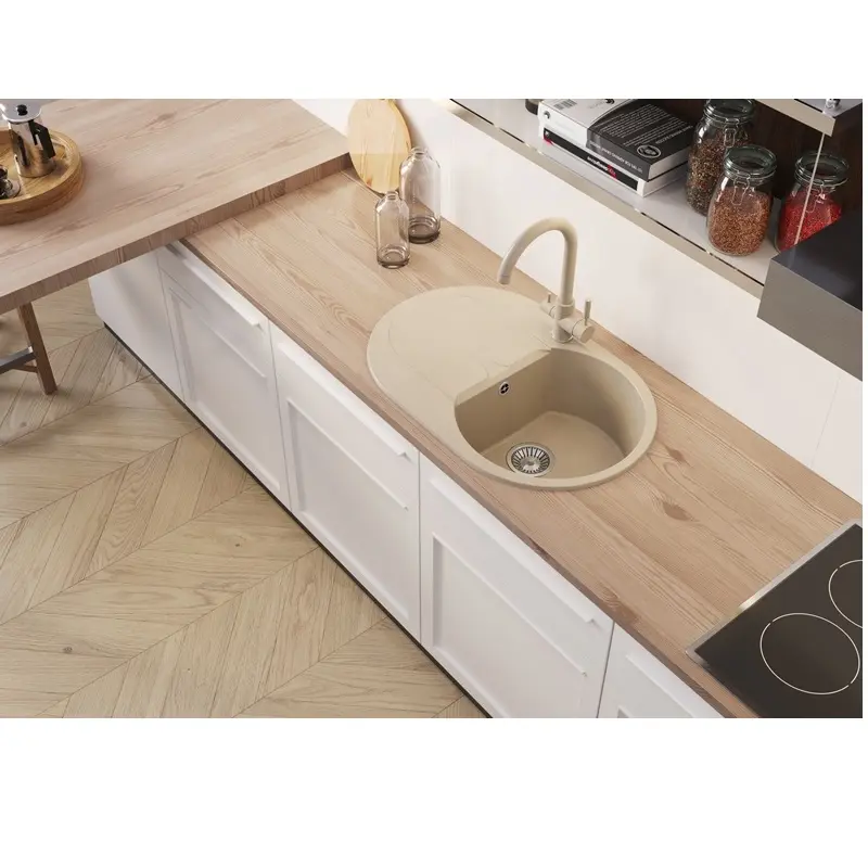 Мойка кухонная Polygran Atol 76 679054 Терракот Мойка кухонная Polygran Atol 76 679054 Терракот — изображение 2