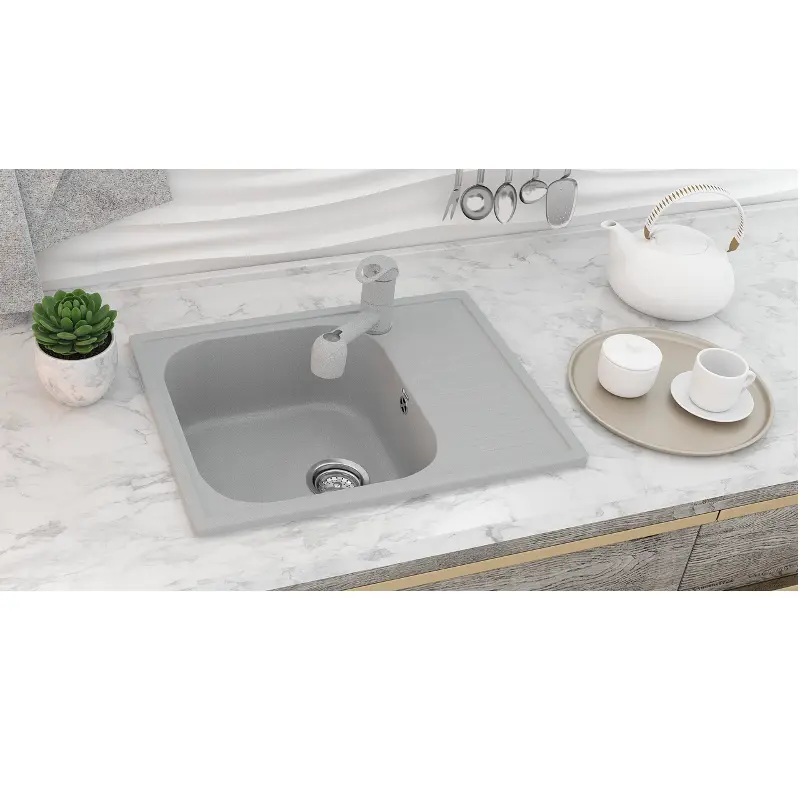 Смеситель для кухни Ulgran Classic U-002 U-002-310 Серый Смеситель для кухни Ulgran Classic U-002 U-002-310 Серый — изображение 2