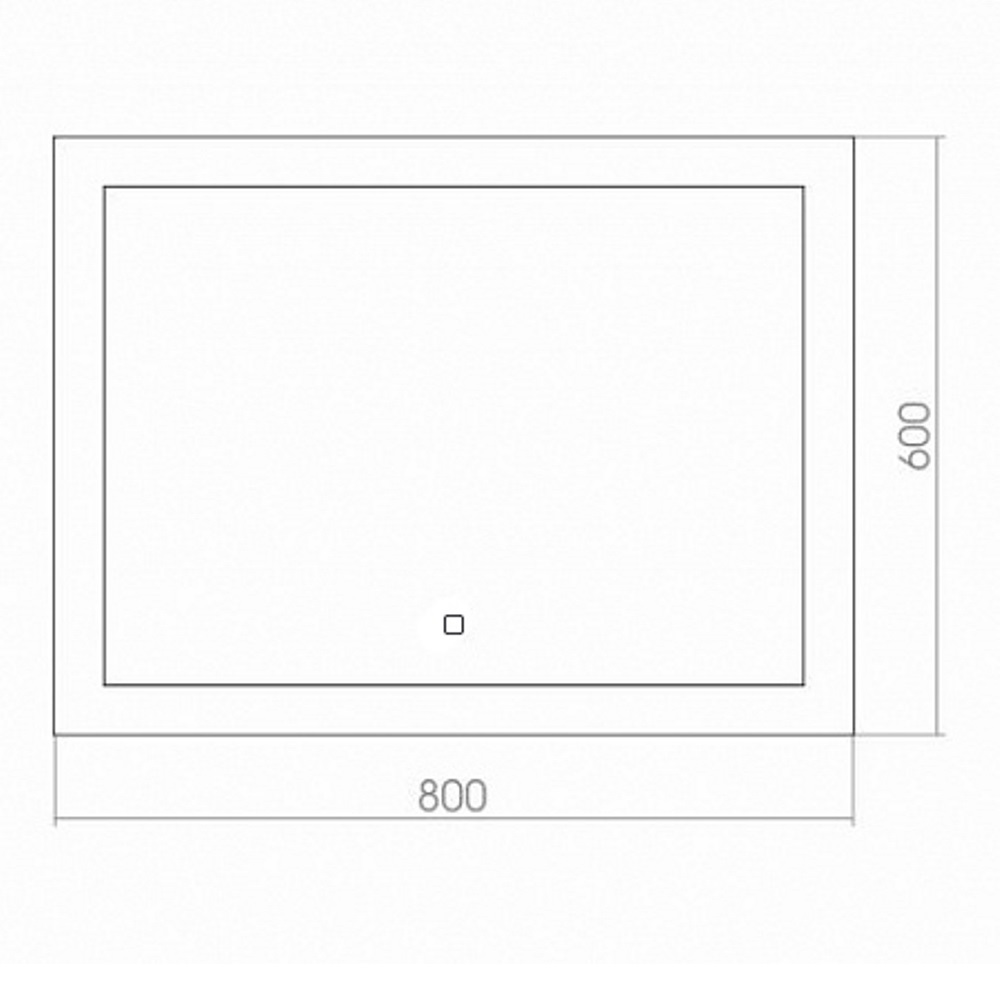 Зеркало Azario Норма 80 с сенсором ФР-00000844 Зеркало Azario Норма 80 с сенсором ФР-00000844 — изображение 3