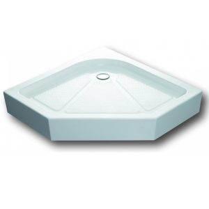 Поддон акриловый Azario Ontario 100х100 с каркасом и панелью Белый P310 R/L