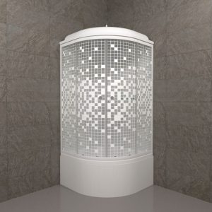 Душевая кабина Triton Мозайка Б 90х90 Белый / С рисунком Щ0000061834 Душевая кабина Triton Мозайка Б 90х90 Белый / С рисунком Щ0000061834