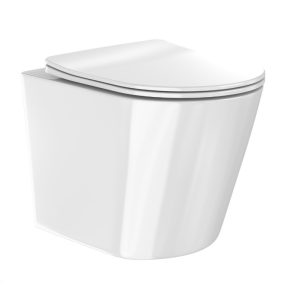 Унитаз подвесной Tokito Tatsumaki Yoko с сиденьем Белый глянцевый TOK-TATSUMAKI-TY