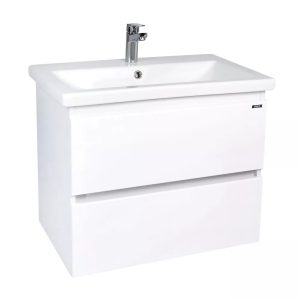 Тумба подвесная Viant Мальта 60 с раковиной Como Белый VMAL60COBEL-T2YP