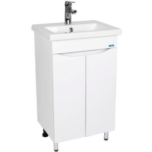 Тумба напольная Viant Рим 50 с раковиной Como Белый VRIM50CO-T2ST