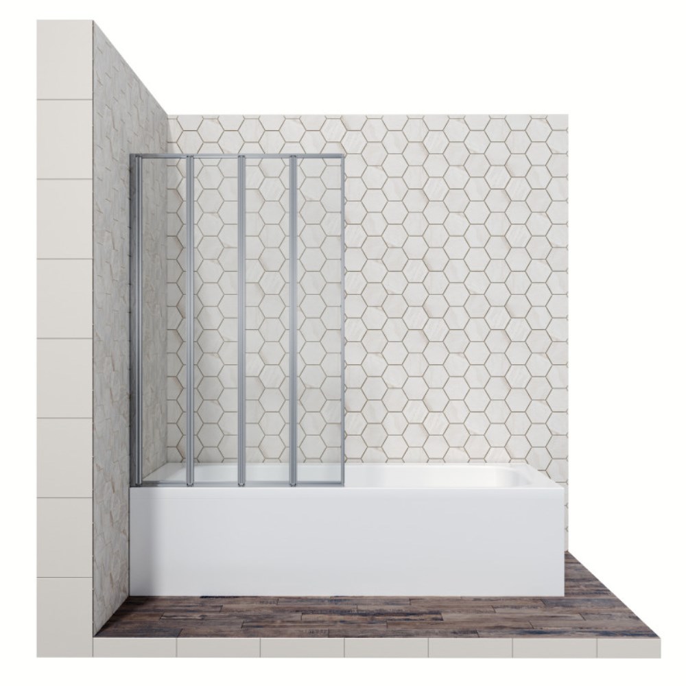 Шторка для ванны Ambassador Bath Screens Хром / Прозрачное 160411 Шторка для ванны Ambassador Bath Screens Хром / Прозрачное 160411 — изображение 2