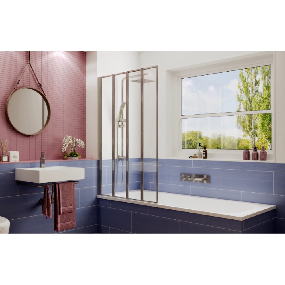 Шторка для ванны Ambassador Bath Screens Хром / Прозрачное 160411 Шторка для ванны Ambassador Bath Screens Хром / Прозрачное 160411 — изображение 3