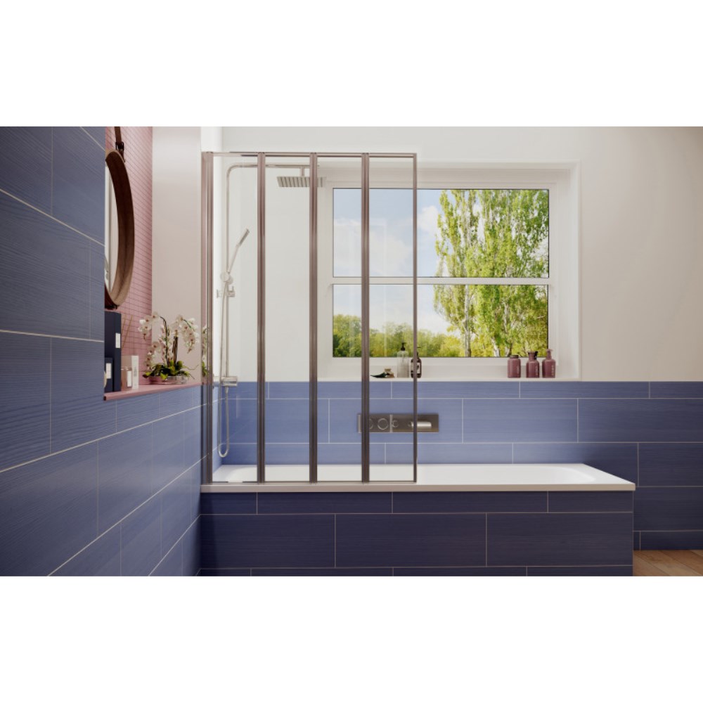 Шторка для ванны Ambassador Bath Screens Хром / Прозрачное 160411 Шторка для ванны Ambassador Bath Screens Хром / Прозрачное 160411 — изображение 4