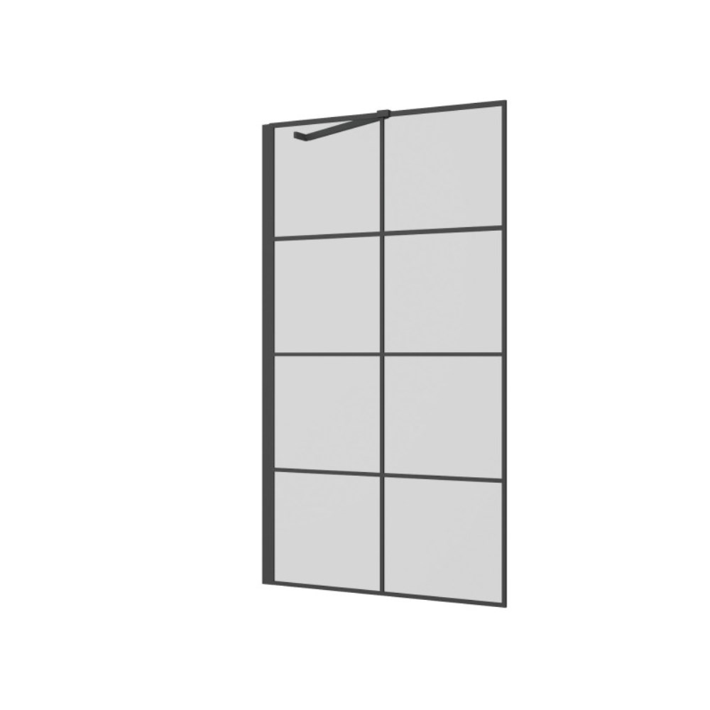 Шторка для ванны Ambassador Bath Screens Черный / Прозрачное 160412R Шторка для ванны Ambassador Bath Screens Черный / Прозрачное 160412R