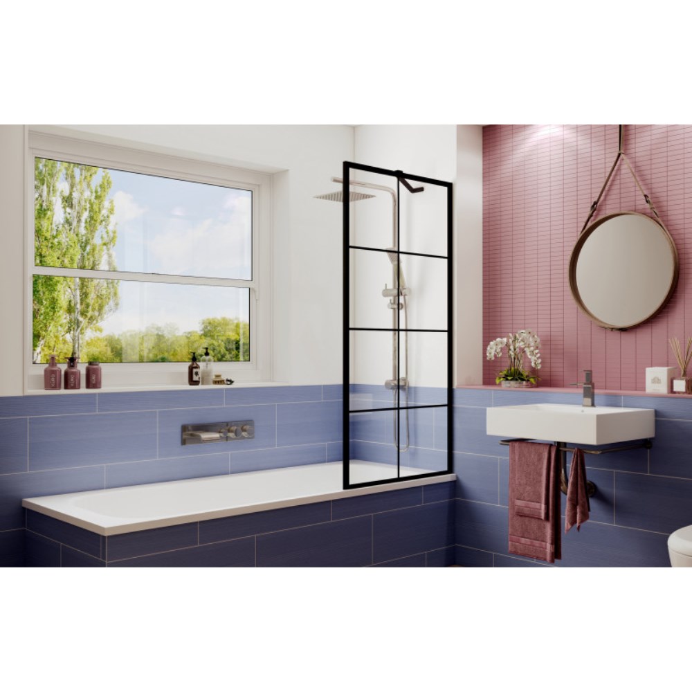 Шторка для ванны Ambassador Bath Screens Черный / Прозрачное 160412R Шторка для ванны Ambassador Bath Screens Черный / Прозрачное 160412R — изображение 3