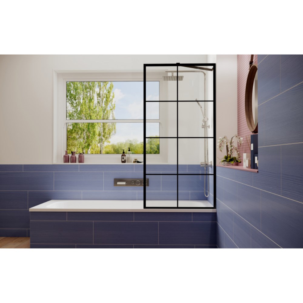 Шторка для ванны Ambassador Bath Screens Черный / Прозрачное 160412R Шторка для ванны Ambassador Bath Screens Черный / Прозрачное 160412R — изображение 4
