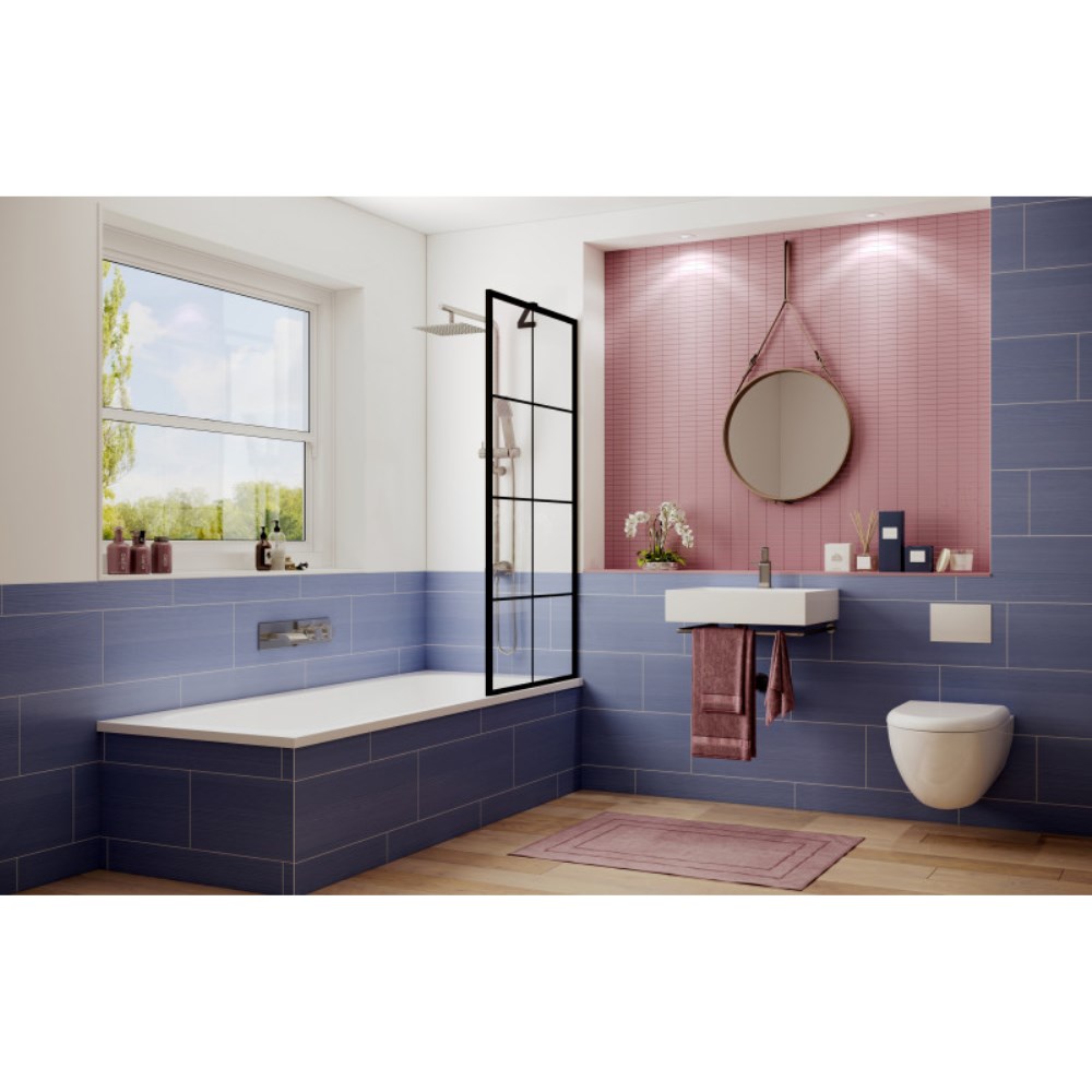 Шторка для ванны Ambassador Bath Screens Черный / Прозрачное 160412R Шторка для ванны Ambassador Bath Screens Черный / Прозрачное 160412R — изображение 5