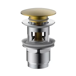 Донный клапан Vincea DPU click-clack Золото матовое DPU-1B01BG